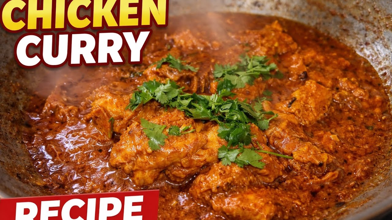 Chicken Curry recipe @TheBusyChefRecipe #food #cooking #nonveg #desifood 