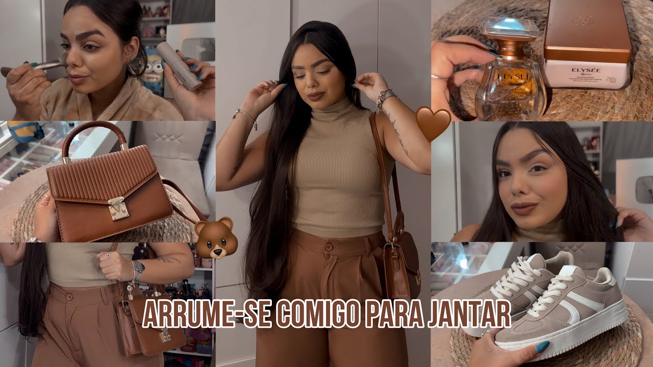 ARRUME-SE COMIGO PARA SAIR🤎✨ | #arrumesecomigo #searrumecomigo #explorar