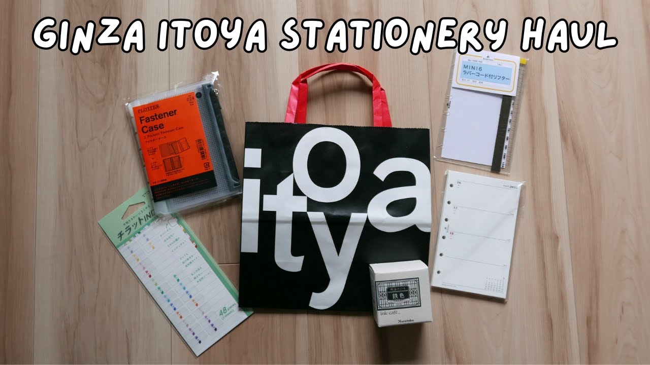 Ginza Itoya Stationery Haul