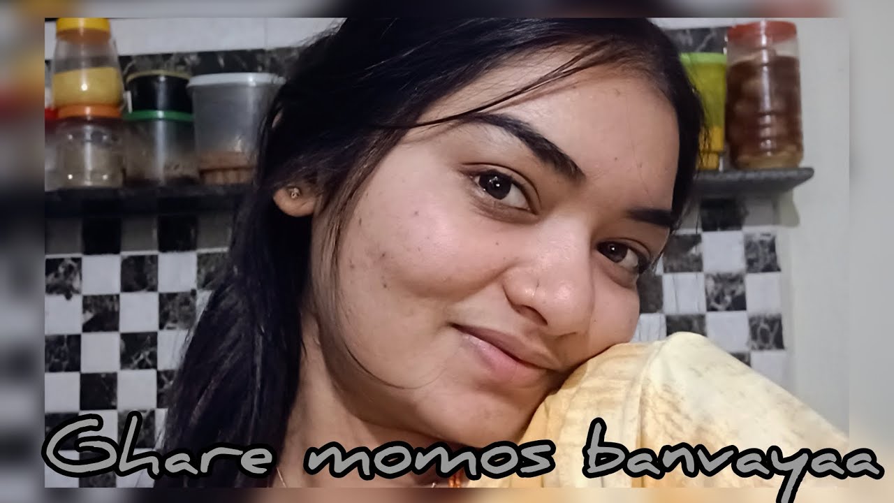 Ghare momos banvayaa 😍🥰