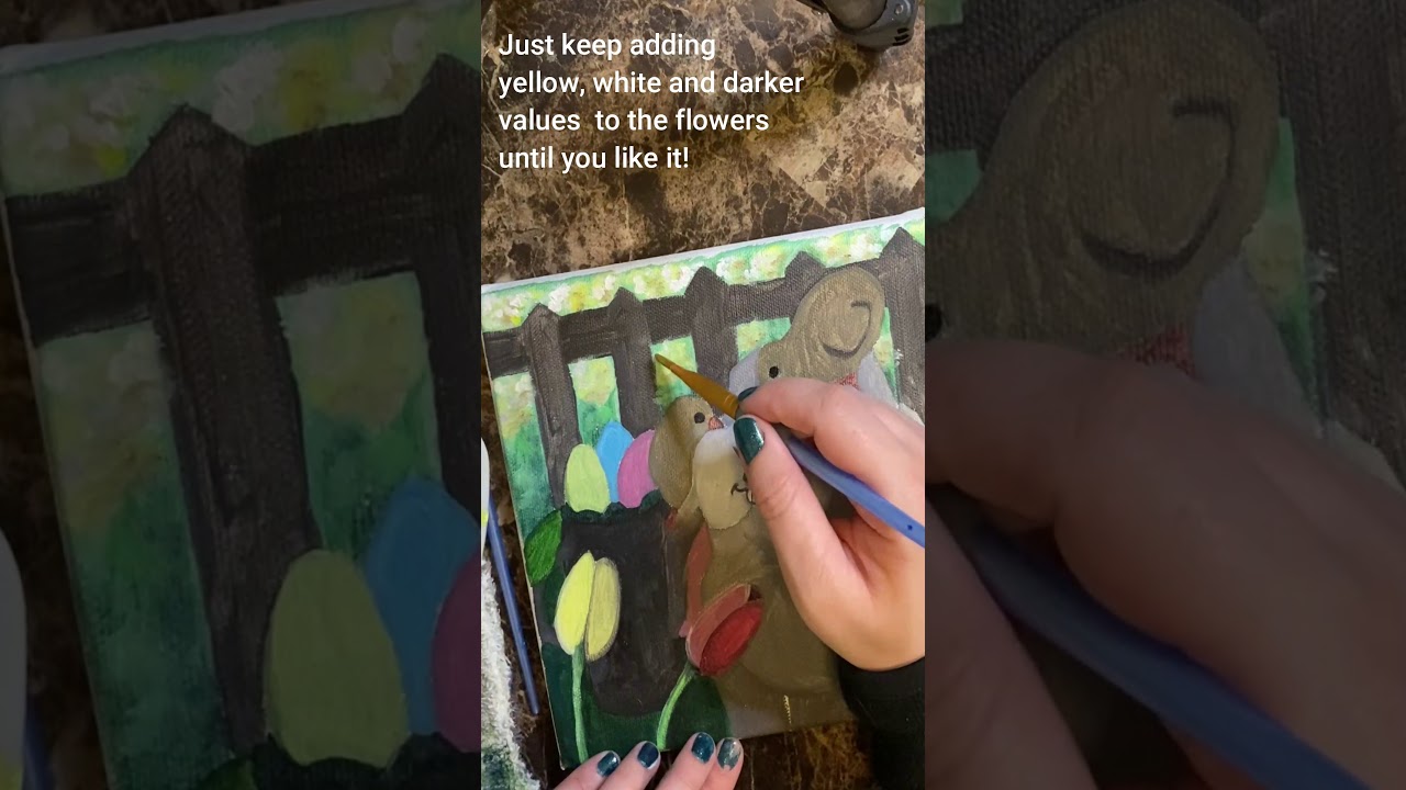 Easter Painting Tutorial (part 3, Advanced Finish)