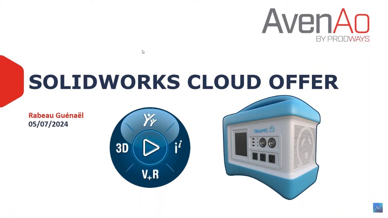 WEBINAIRE - Passez au cloud avec SOLIDWORKS Cloud Offer