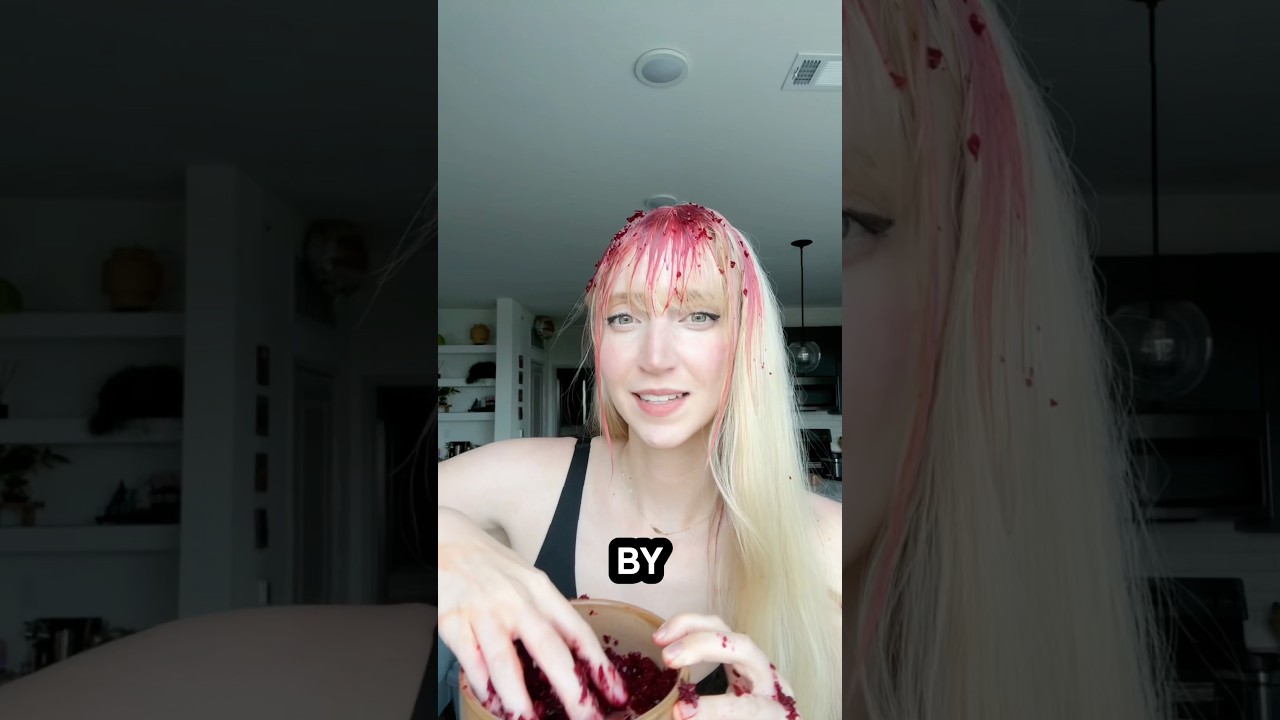 Dying my HAIR with BEETS!?! The results were so unexpected 😩