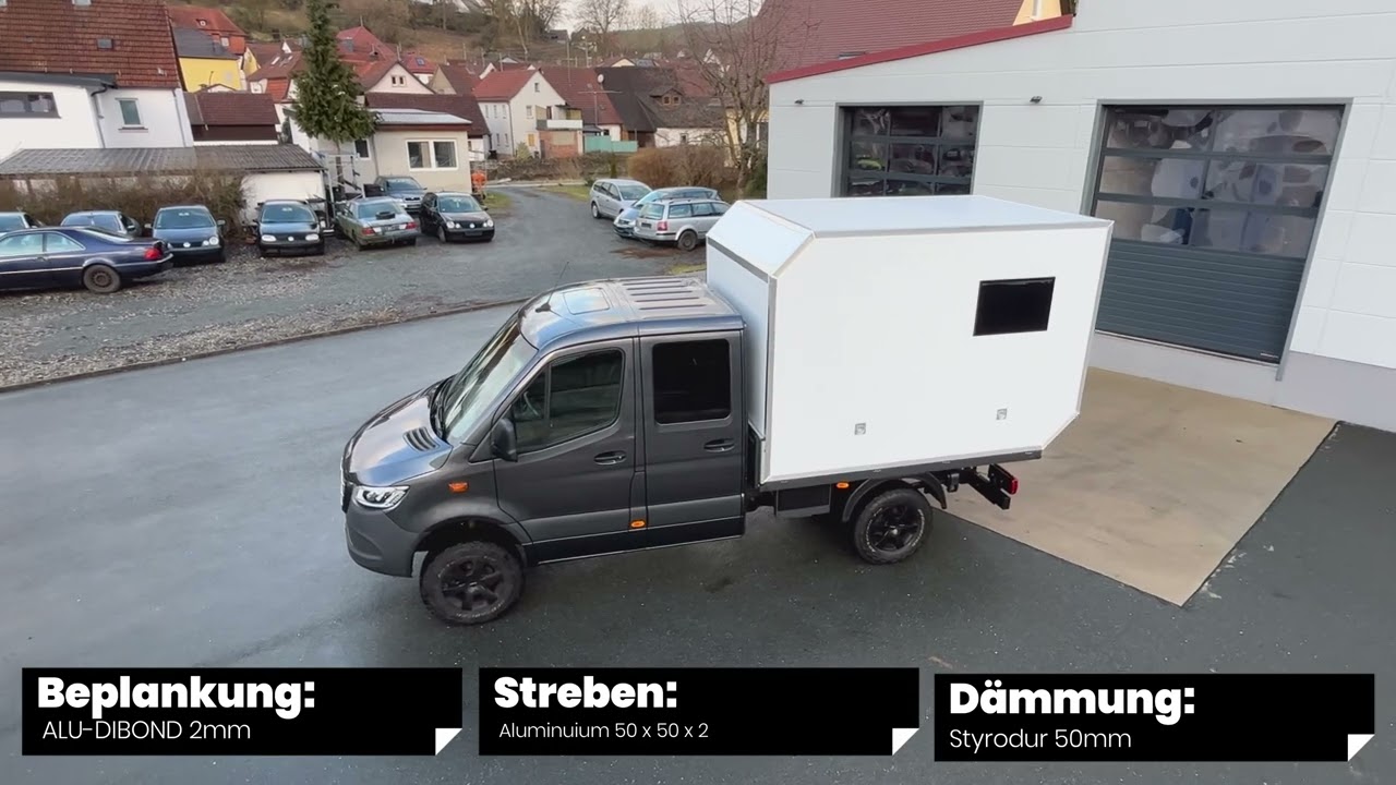Wohnkabine f&uuml;r den Mercedes-Sprinter von Metallbau Feulner