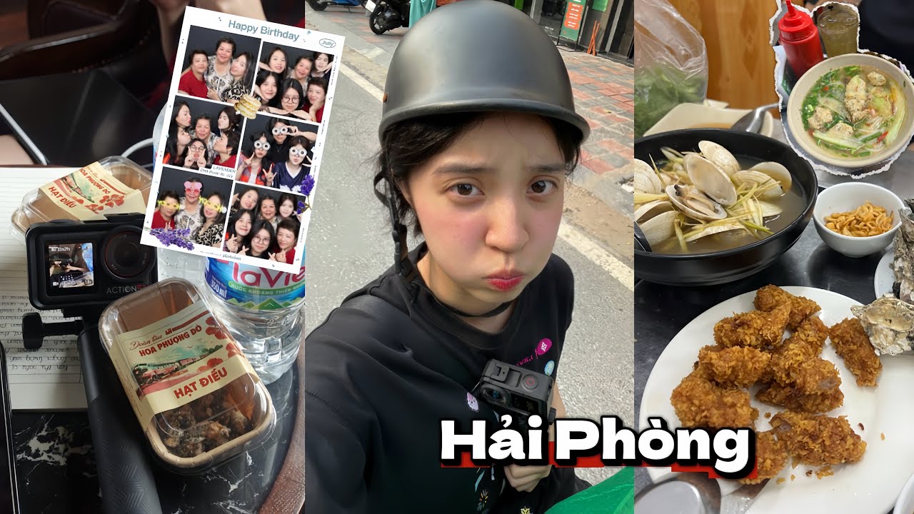 THÀNH PHỐ MÙA HÈ TÔI IÊU~ HẢI PHÒNG ☀️🌺 (tàu hoa phượng, ăn gì?)