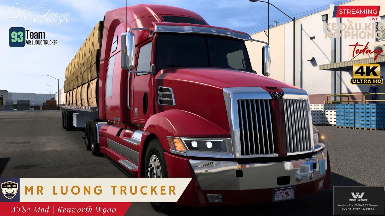 Western Star Trucks : Vận Chuyển 34 Tấn Hàng Về Oakland | Chặng Đường Dài 1097Km #truck #ats2