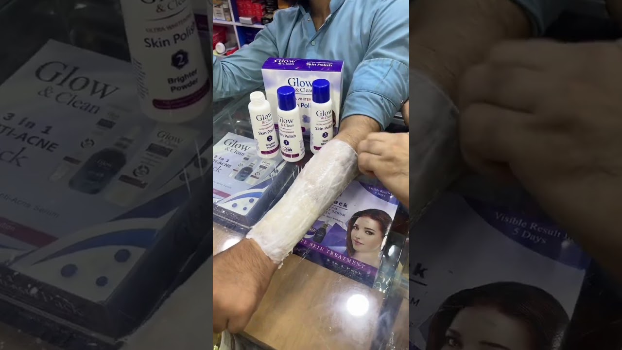 Glow & Clean Ultra Whitening Skin Polish Amazing Result #ameenbeautytips @GlowAndCleanByAmeen