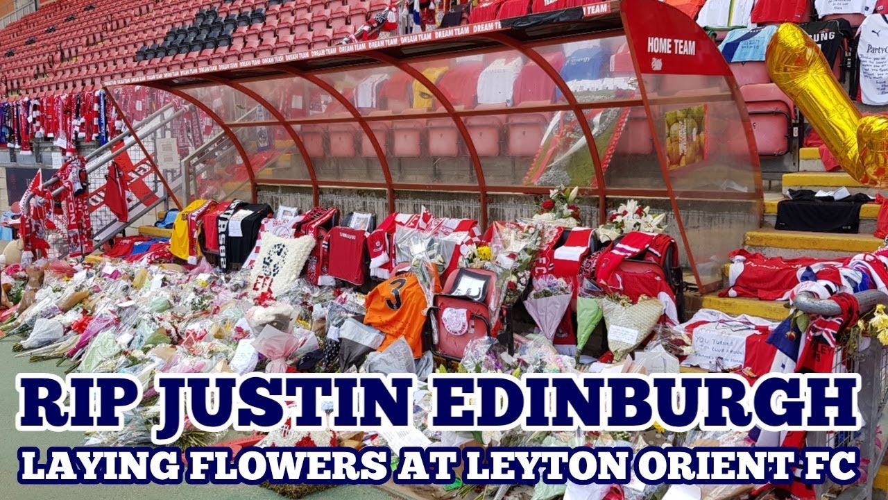 RIP JUSTIN EDINBURGH: Laying Flowers and Signing the Book of Condolences at Leyton Orient FC