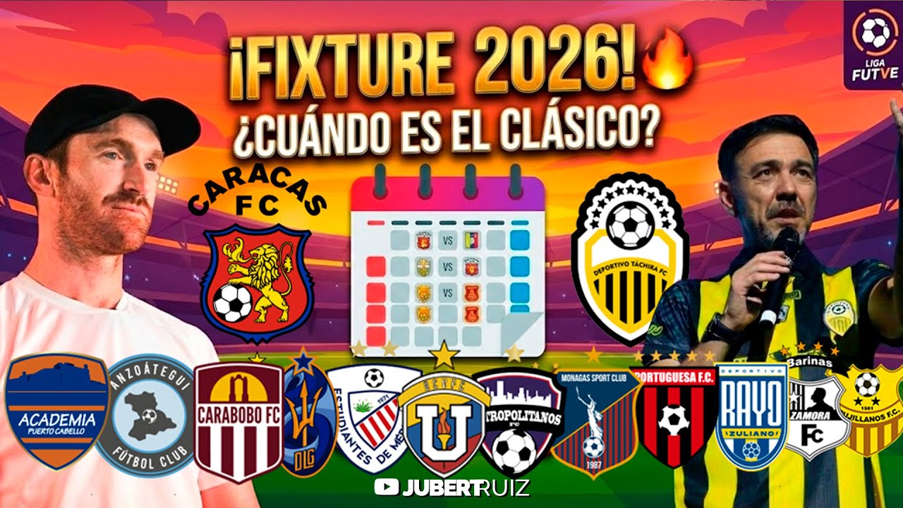 ¡CALENDARIO CONFIRMADO! 📅 Análisis del Torneo Apertura 2026 de la Liga FUTVE