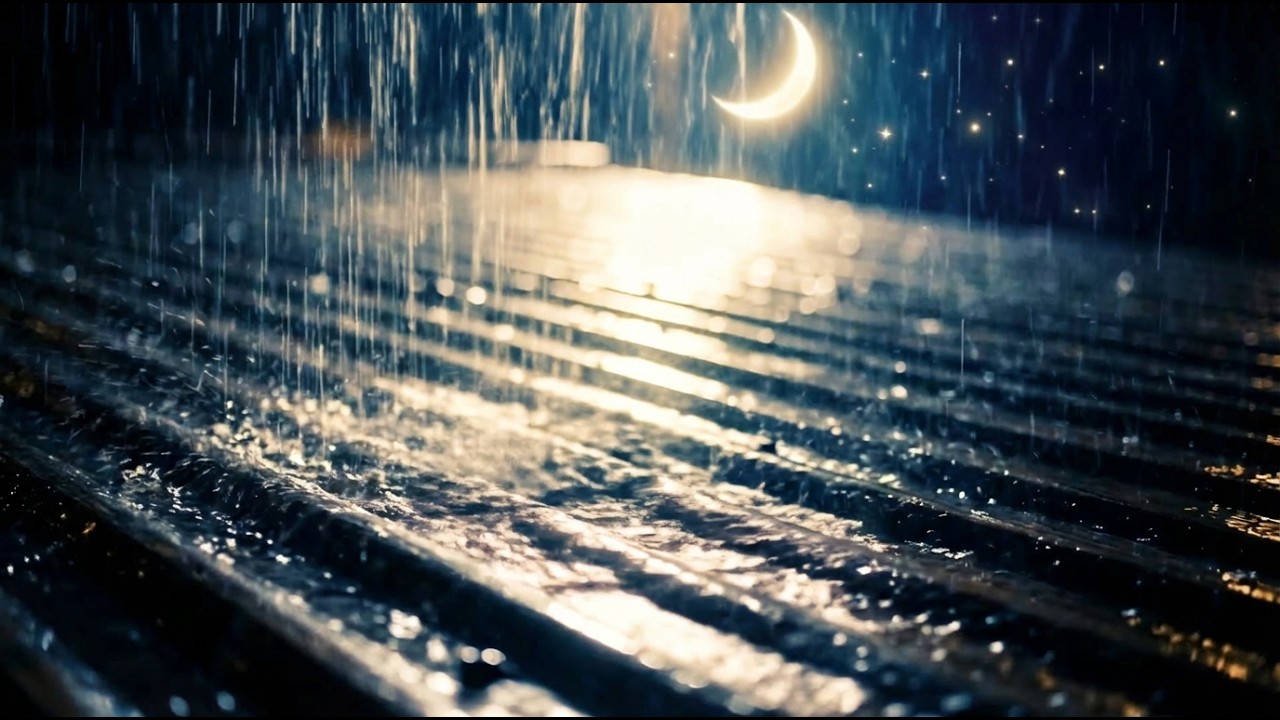 Rain on Tin Roof for Deep Focus & Sleep 🏠🌧️ | 10 Hours of Pure Relaxation