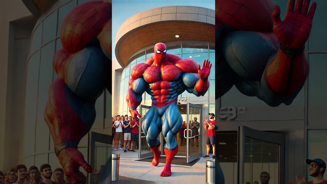Spider-Man Ultimate Transformation 🔥 Fatman to Fitman 😮 #spiderman #brawlstars #shorts #lxsikdar