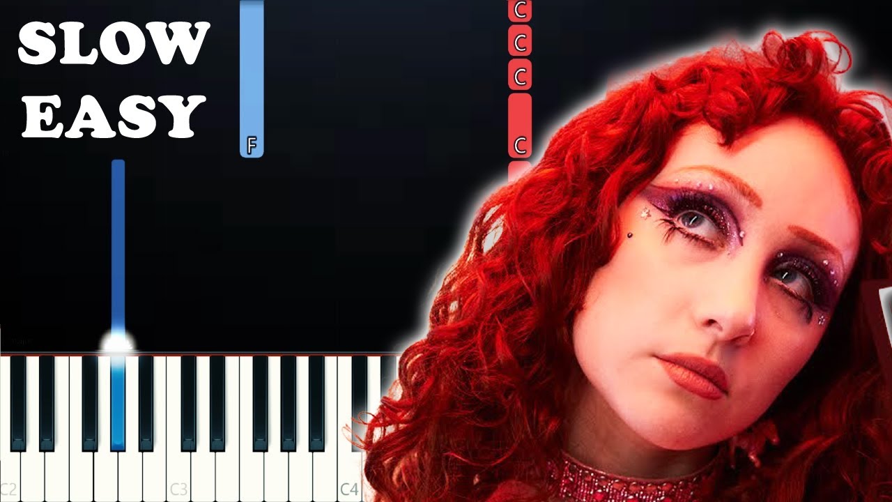 Chappell Roan - Red Wine Supernova (Easy Piano Tutorial)
