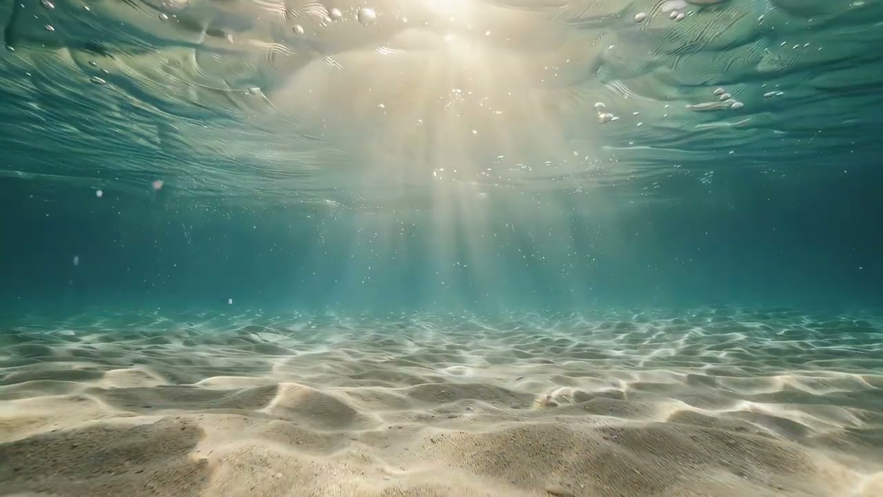 4K Underwater Ambience – Calm Ocean Visuals for Relaxation & Quiet Spaces (15 Minutes)