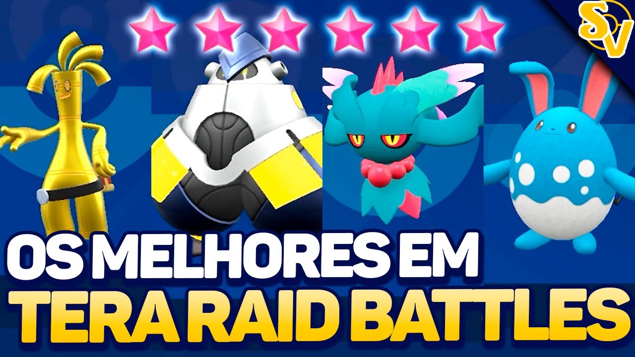 Os Melhores POKÉMON PRA TERA RAID BATTLES de Pokémon Scarlet & Violet!