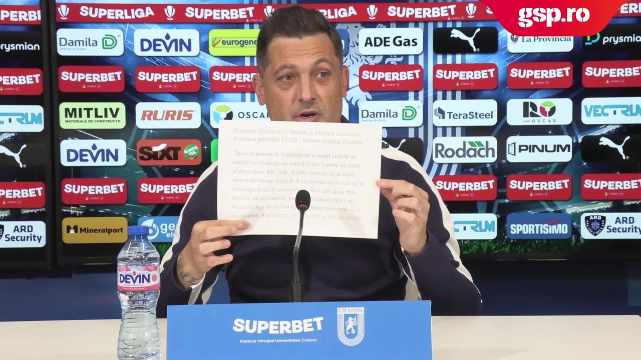 Rădoi, conferință explozivă anti-Lucescu: &bdquo;Mizerii! Nu ar trebui să mai fiți &icirc;n fotbalul rom&acirc;nesc!&rdquo;