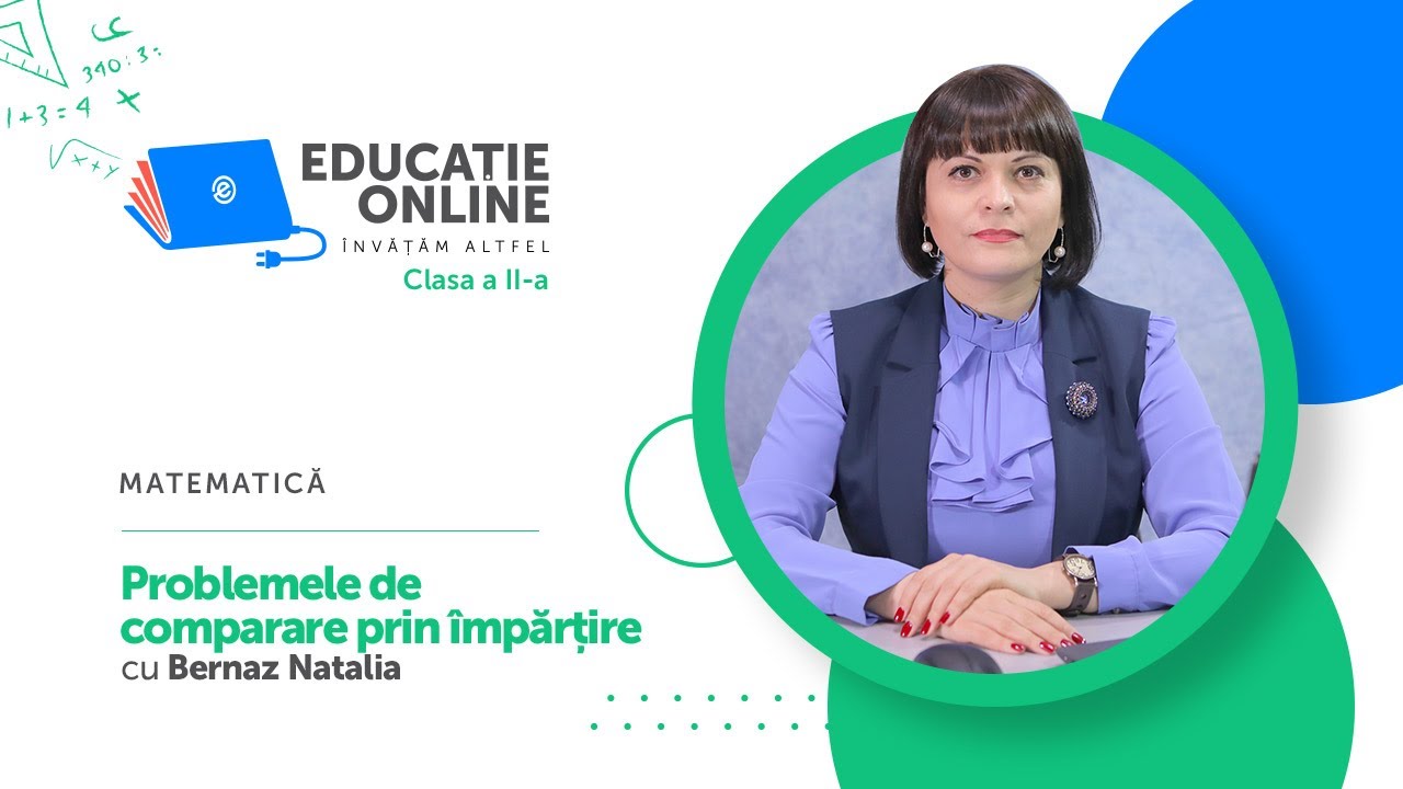 Matematică, clasa a II-a, Problemele de comparare prin împărțire