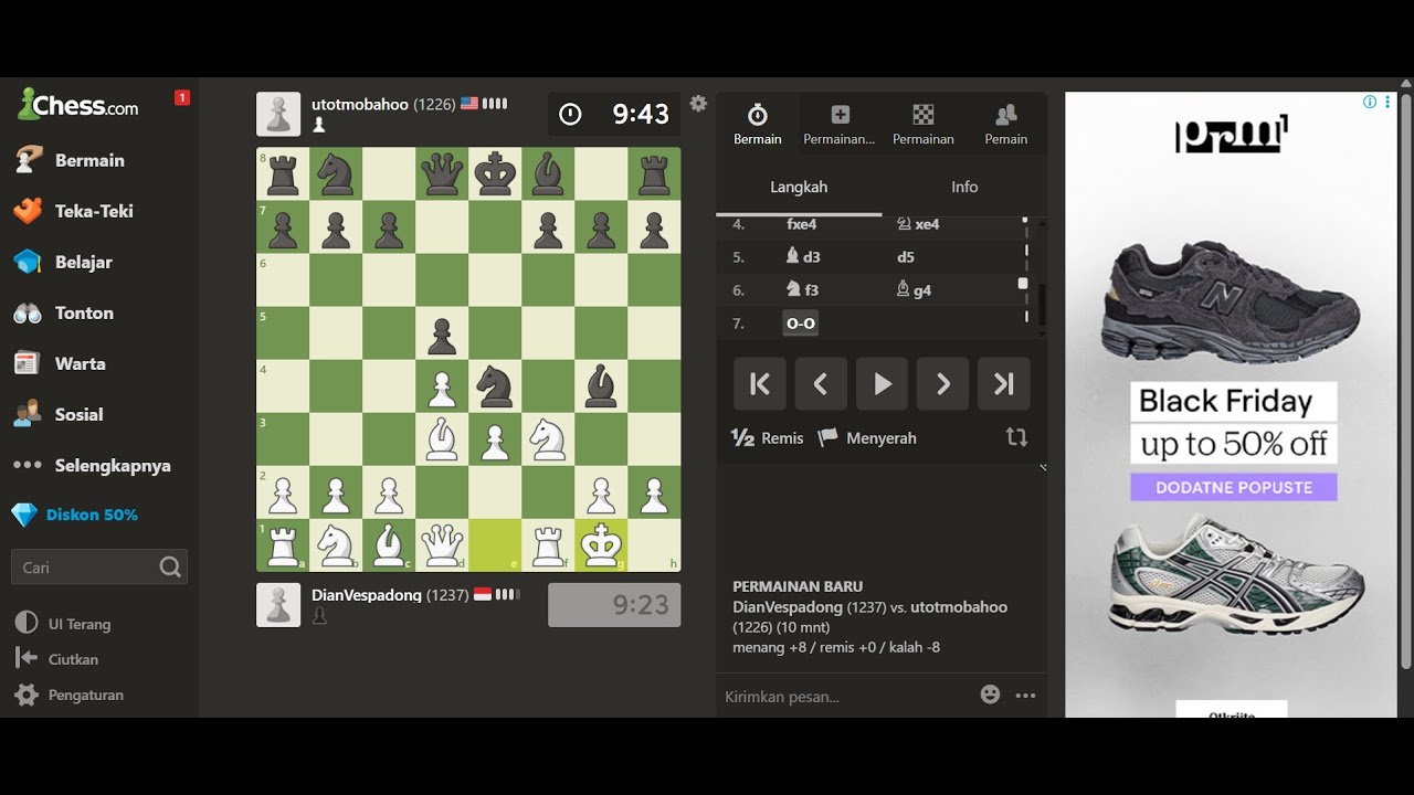 LIVE CATUR 🔴 Pemula Belajar Bareng | Viewer Bisa Nantang @asdianelyakbar