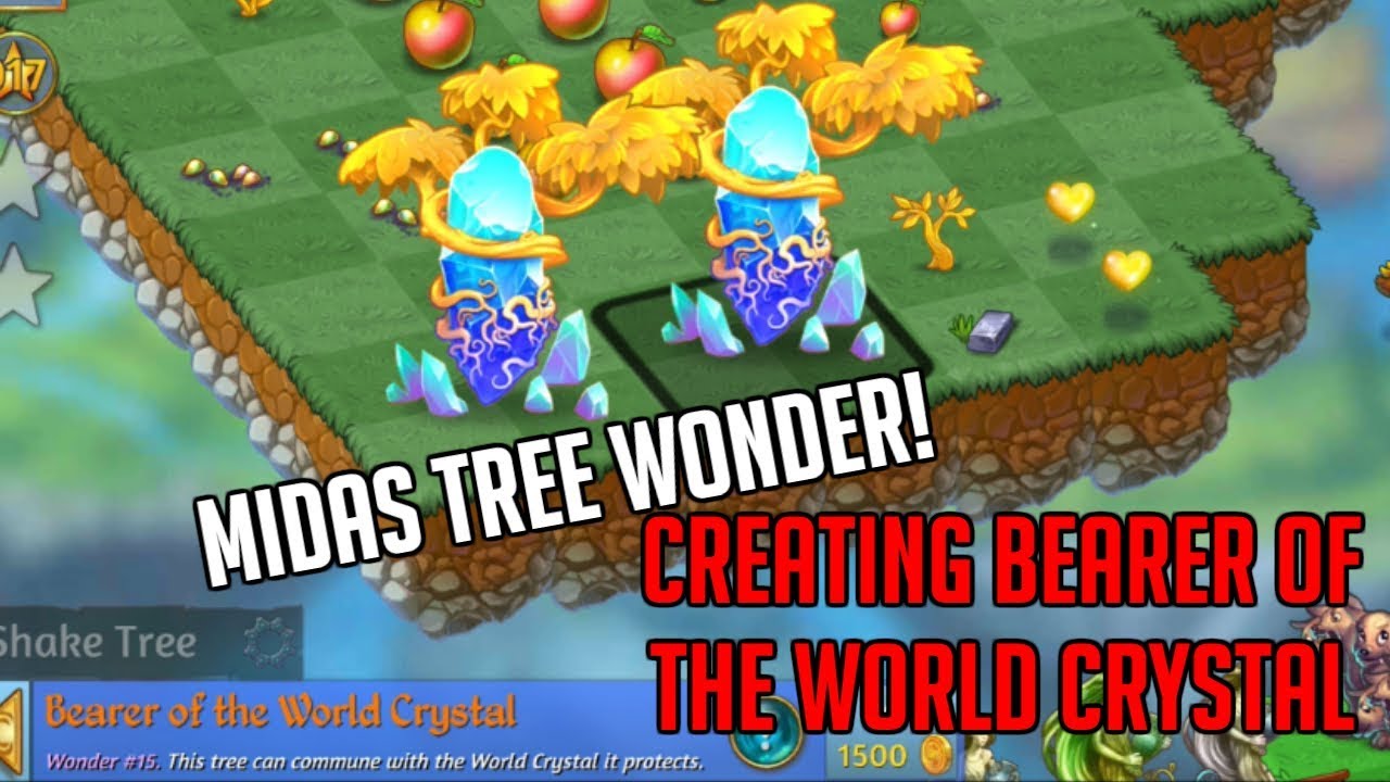Creating Bearer Of The Crystal World - Midas Tree Wonder | Merge Dragons
