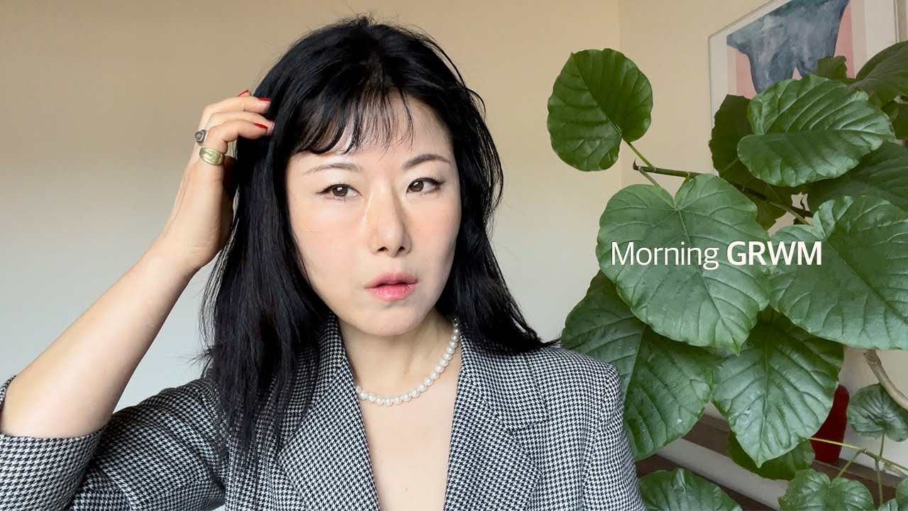 eng CC] GRWM 노파데✔️차분한 봄  데일리메이크업 l 자연광에서 촬영했어요