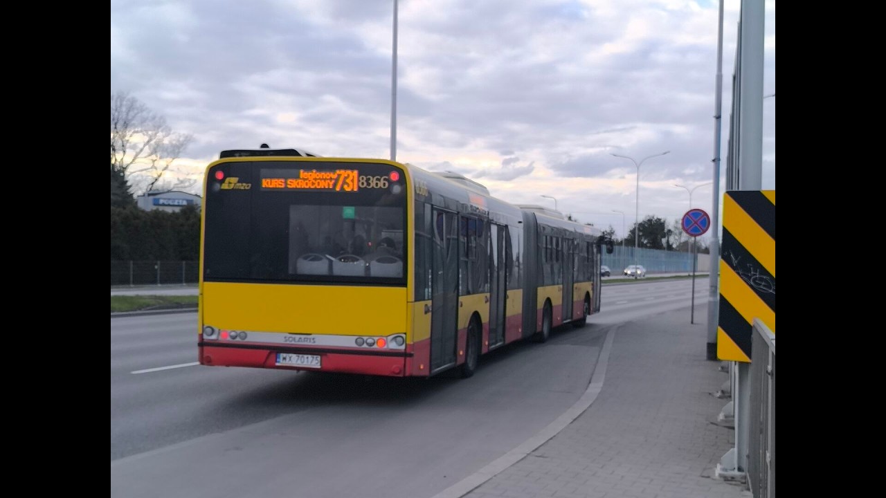 [8366] Solaris Urbino 18 III Generacji na linii 731 kier. Legionowo Os. Młodych.