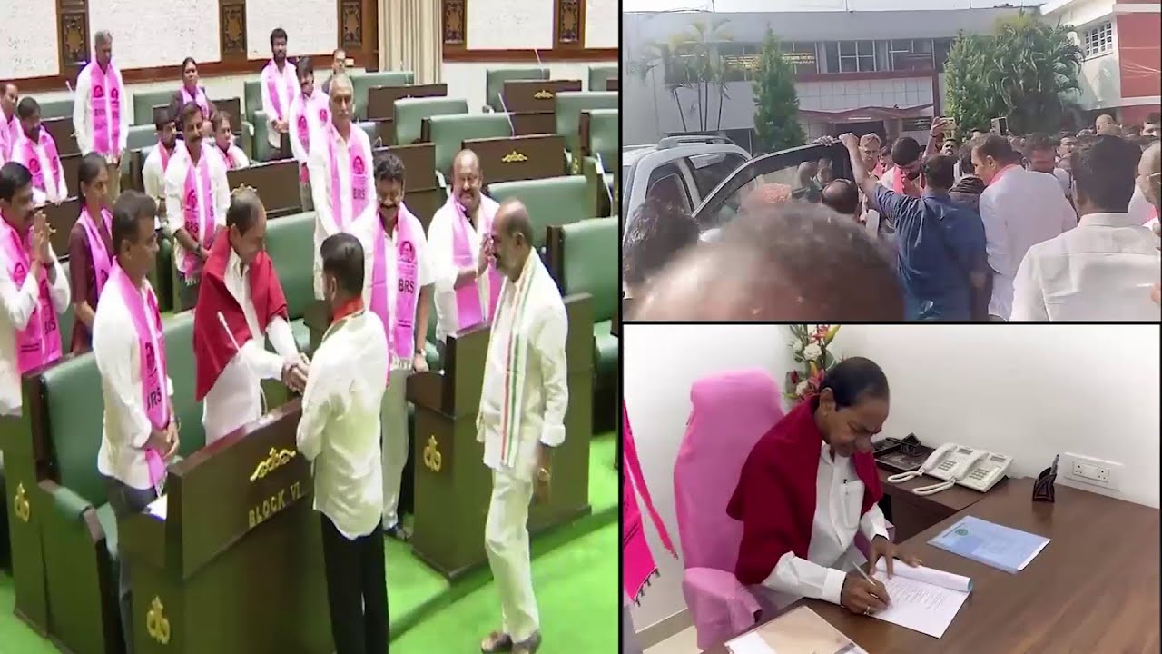 KCR Back in Telangana Assembly | Revanth Reddy Meets KCR | GHMC Expansion, Elections & Bills Likely