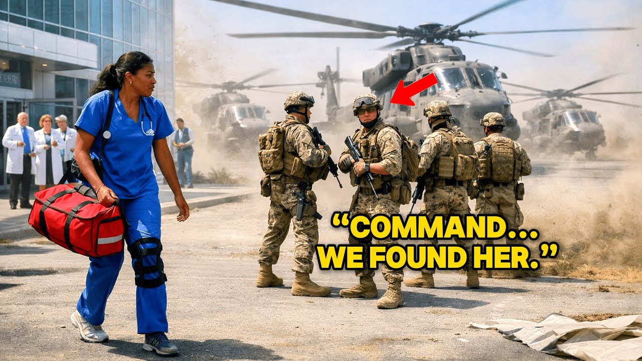 They Told Limping Black Nurse To Stay Back—Until 4 Marine Helicopters Landed Demanding 