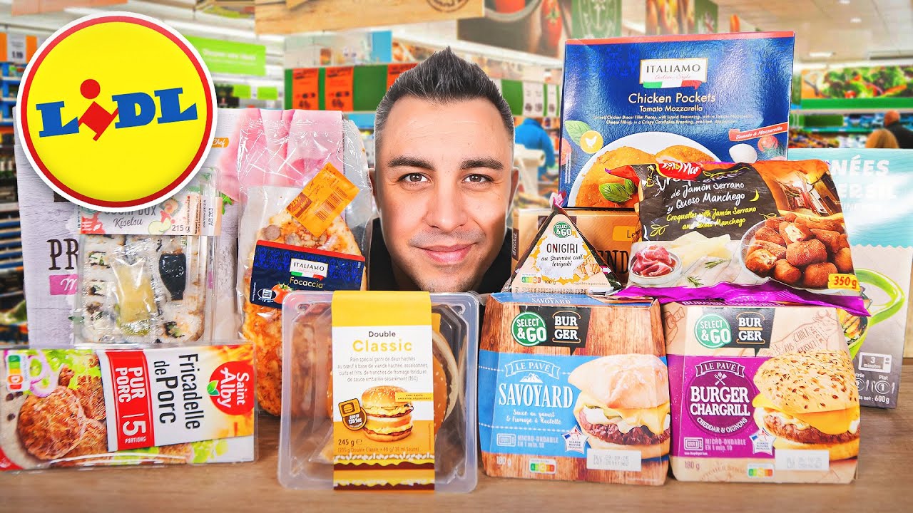 JE TESTE TOUS LES FAST FOOD LIDL #3 (tacos, burger, pizza..)