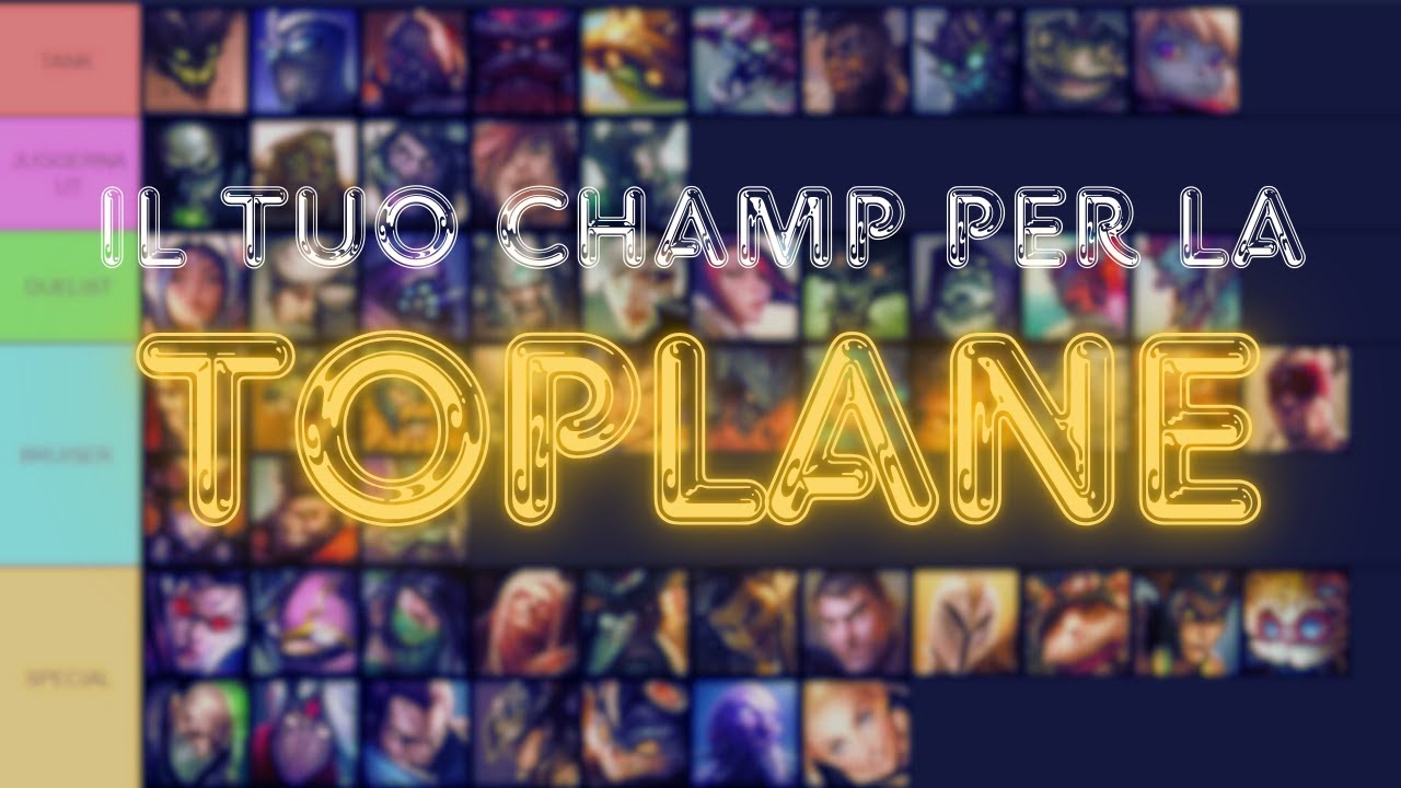 Come trovare il tuo main su League of Legends - TOPLANE