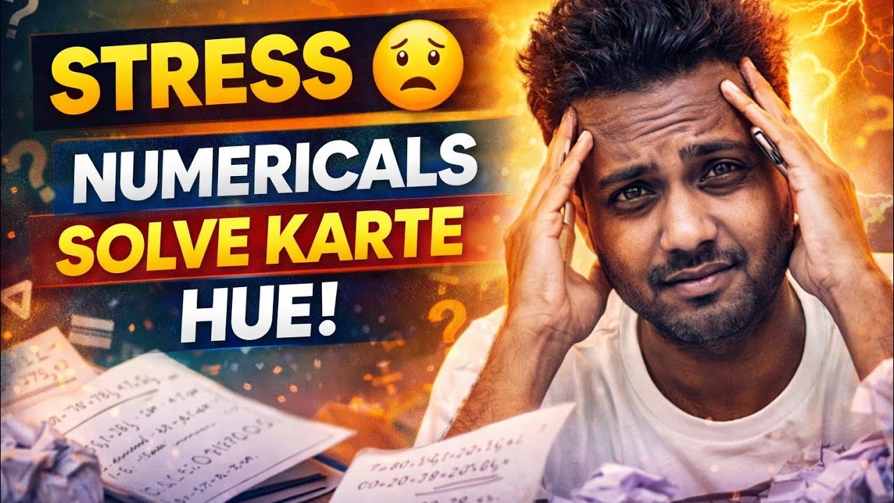 Stress Numericals 😵 | आसान तरीका में पूरा Solve | Engineering Students के लिए