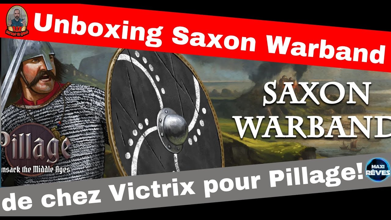 Unboxing Warband saxon de chez Victrix pour Pillage