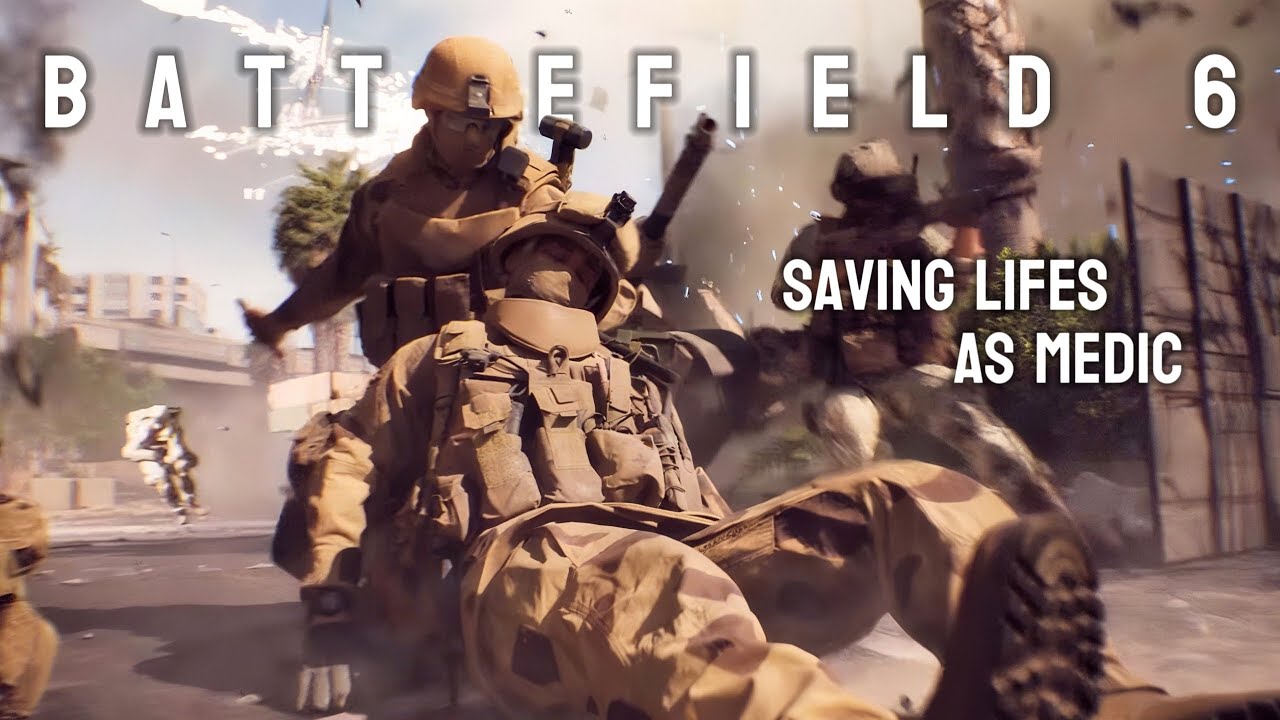 BF6 Medic Gameplay – Saving Lives in the Heat of Battle No Commentary