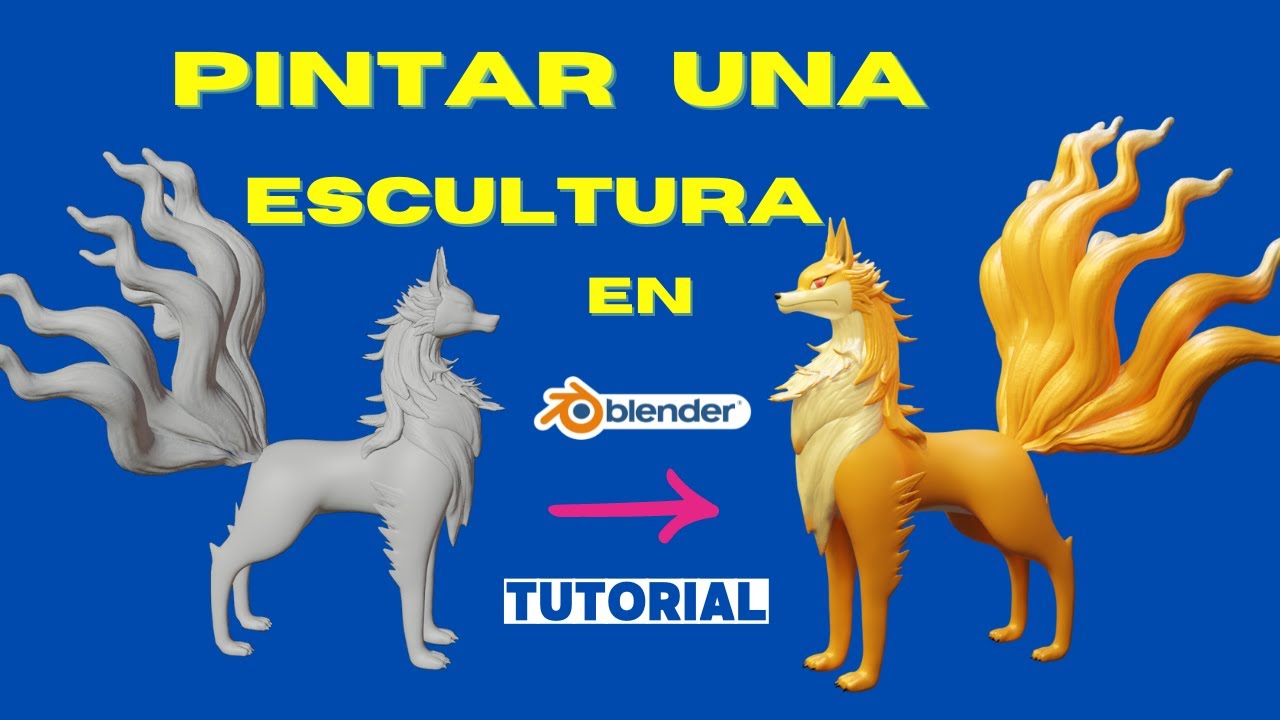 PINTAR ESCULTURA EN  BLENDER