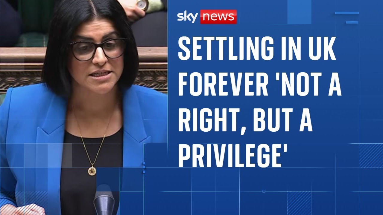 Home Secretary: Settling in this country forever 'is not a right, but a privilege'