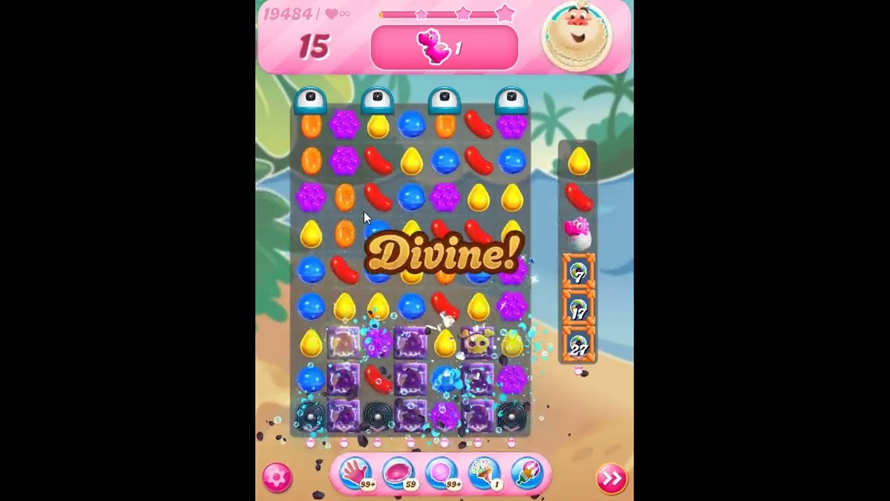 Candy Crush Saga Level 19484 - NO BOOSTERS | SKILLGAMING ✅