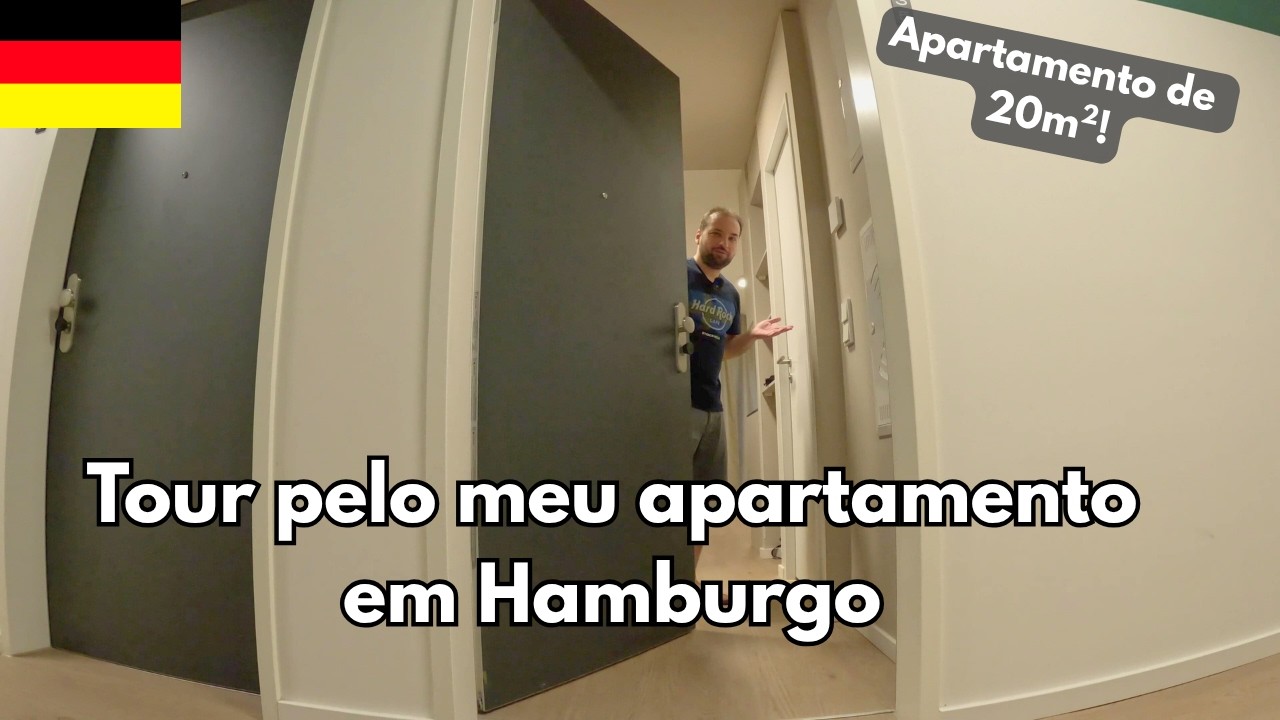 Tour pelo meu apartamento na Alemanha (com valor do Aluguel!) | Viaja Rafa