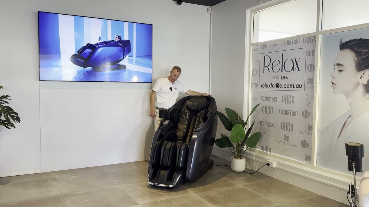 Massage chair expert, Relax For Life Australia explains new FUJIIRYOKI Cyber Relax Pro Massage Chair