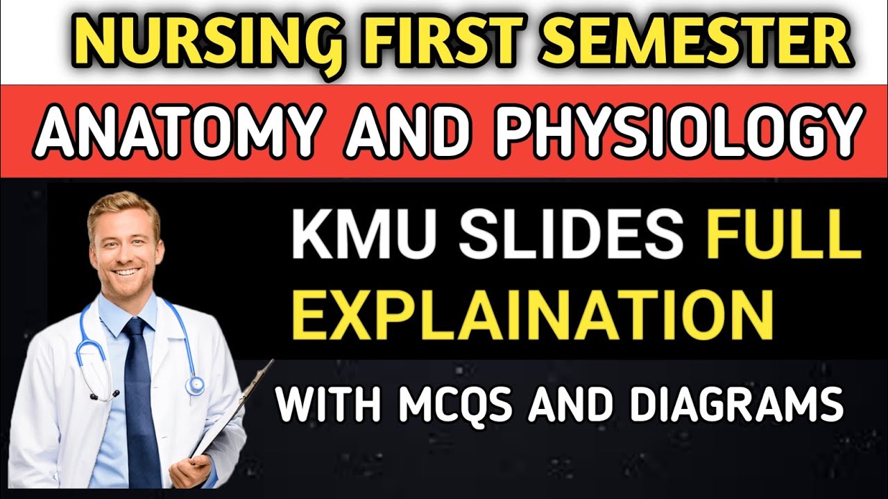 NURSING ANATOMY AND PHYSIOLOGY || KMU NURSING SLIDES || NURSING FIRST SEMESTER || MCQS