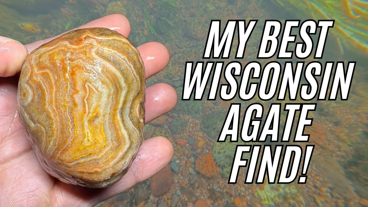Best Wisconsin Lake Superior Agate Find Underwater!