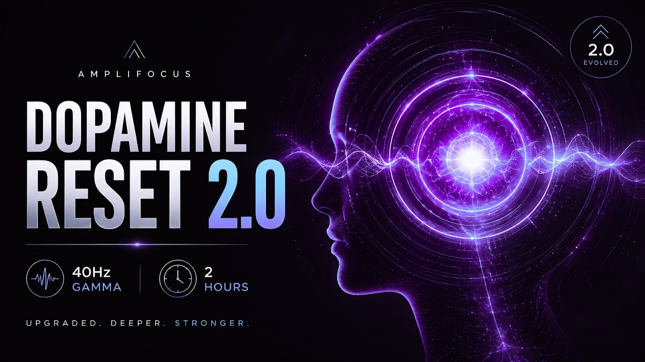 Dopamine Reset 2.0 | 120 Minutes of Deep Work with 40Hz Gamma Binaural Beats