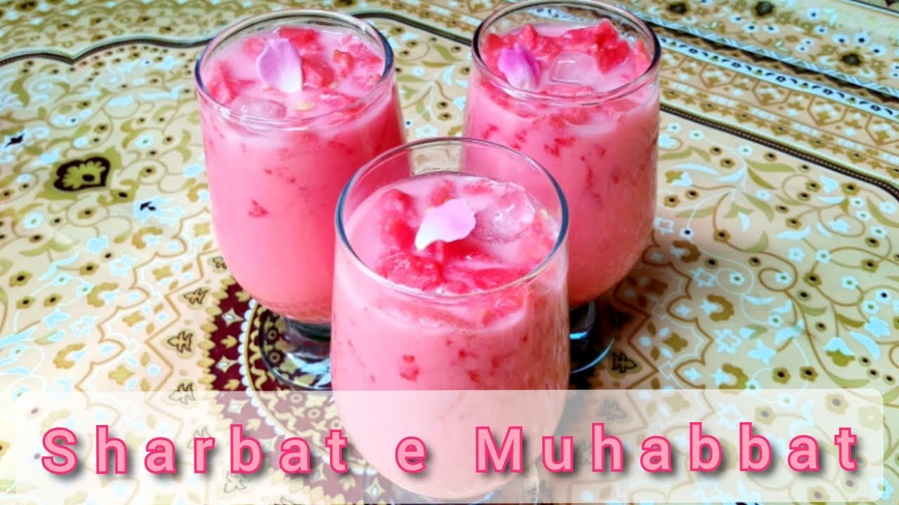DEHLI FAMOUS STREET FOOD SHARBAT E MUHABBAT 💖IFTAAR SPECIAL YAMMY WATERMELON  DRINK 2021