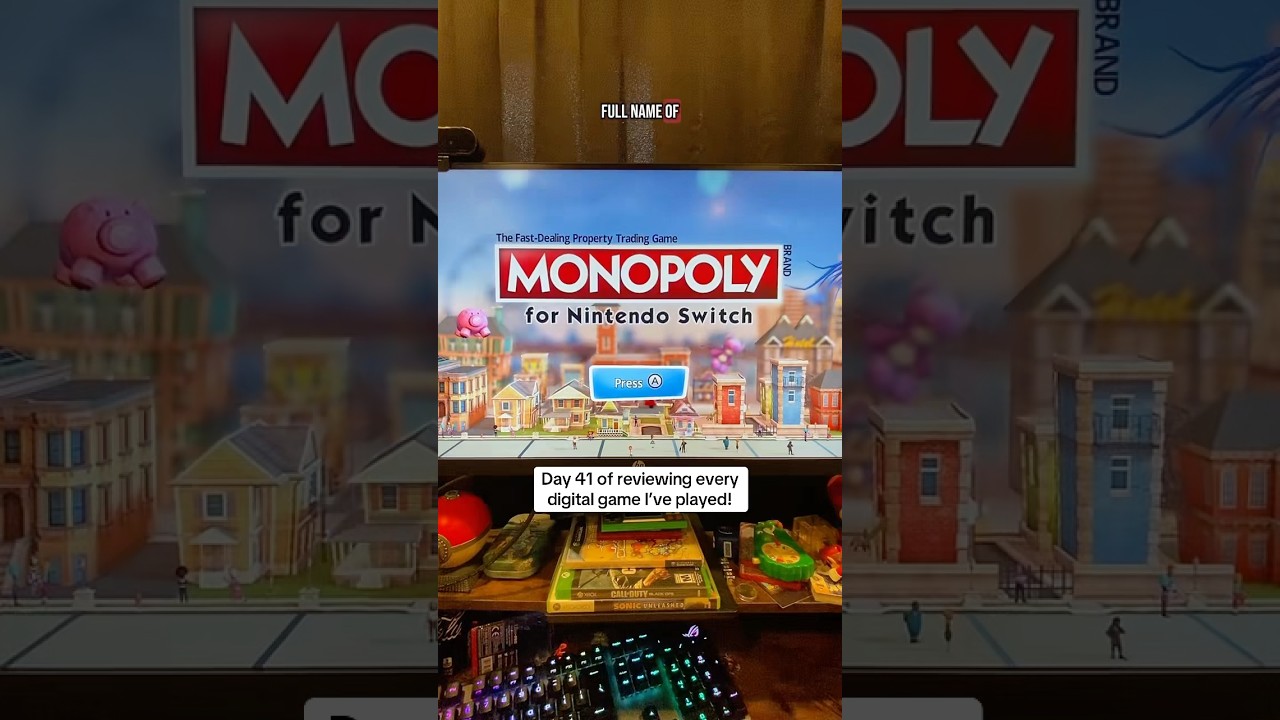 Monopoly for Nintendo Switch! #gaming #review