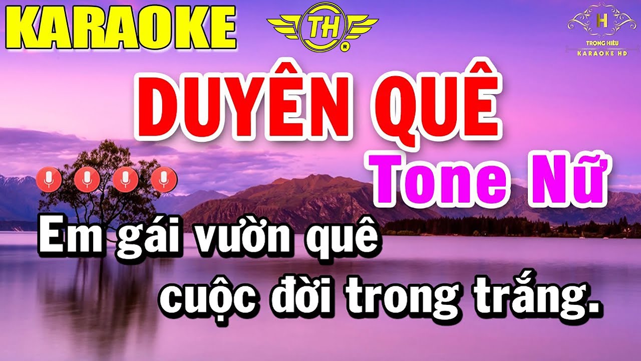 Duy&ecirc;n Qu&ecirc; Karaoke Tone Nữ Nhạc Sống | Beat Mới Dễ H&aacute;t &Acirc;m Thanh Chuẩn | Trọng Hiếu