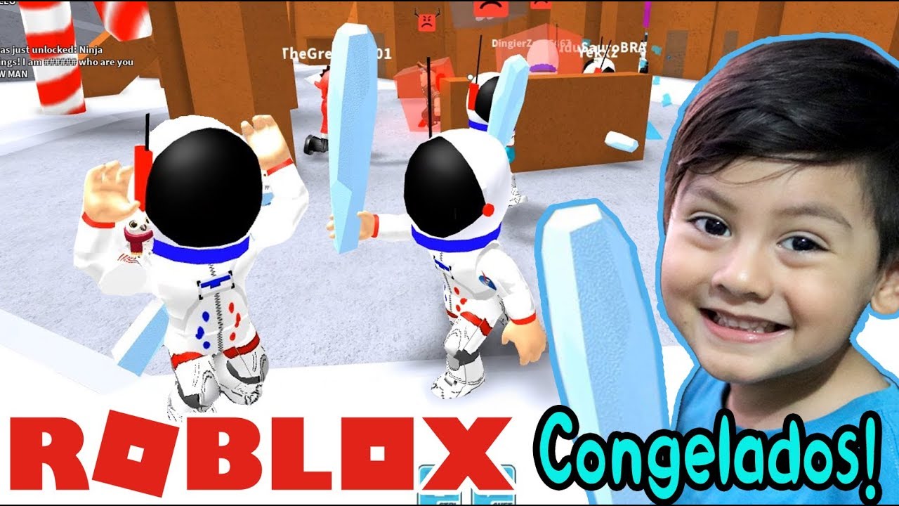 Icebreaker en Roblox | Astronautas Congelados | Juegos Roblox para niños