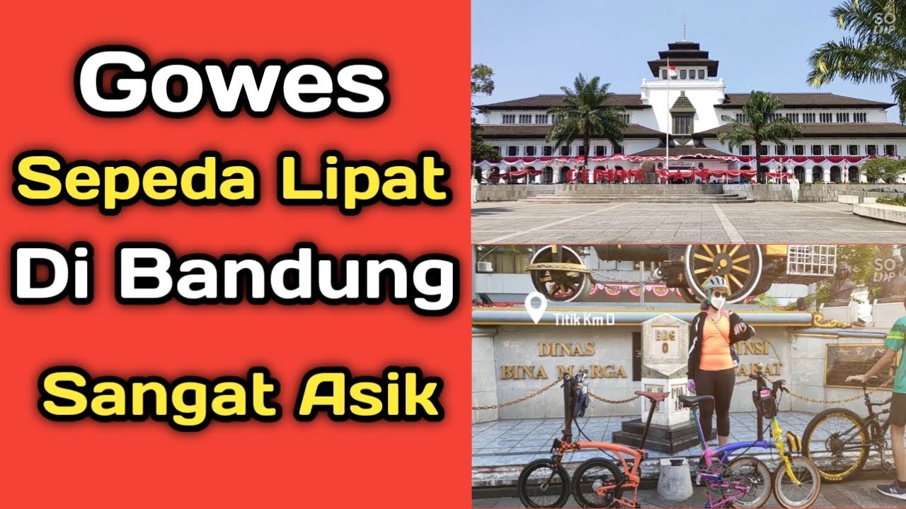 Jalur Gowes Sepeda Lipat di Bandung sangat asik bersama sepeda kreuz