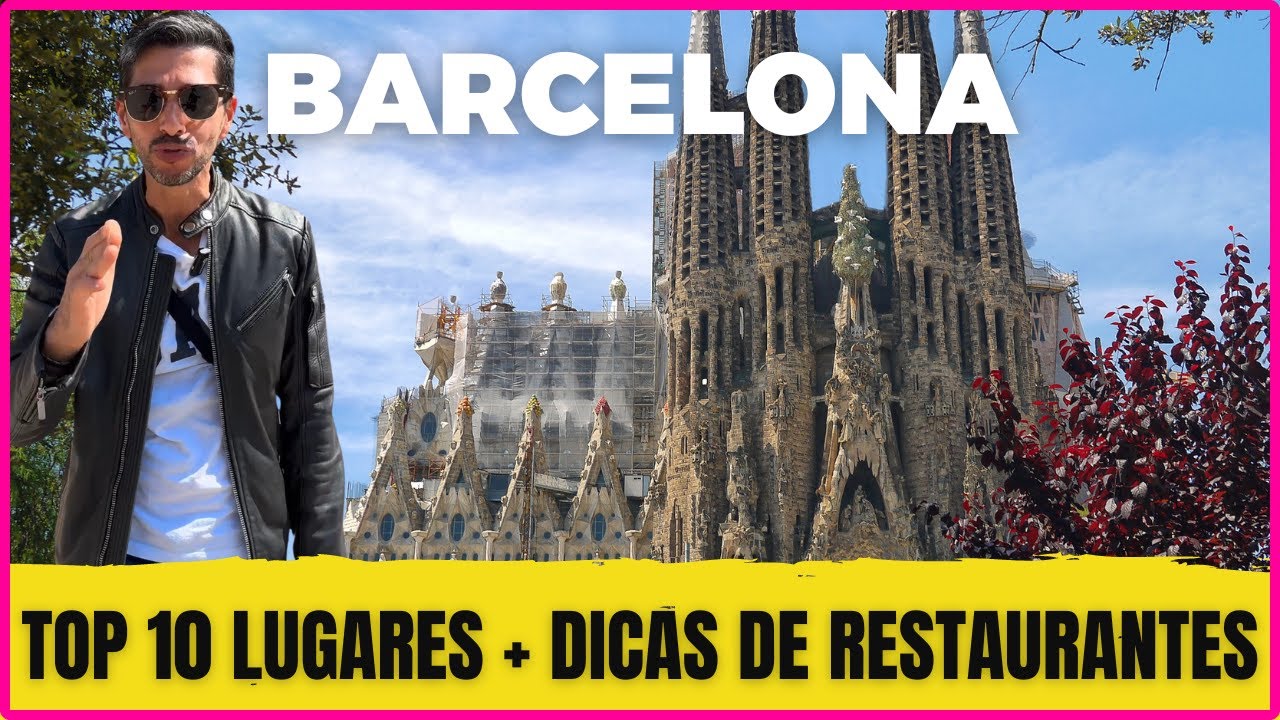 🇪🇸O QUE FAZER EM BARCELONA em 1 dia | Top 10 Lugares para Visitar e Comer | Roteiro Completo