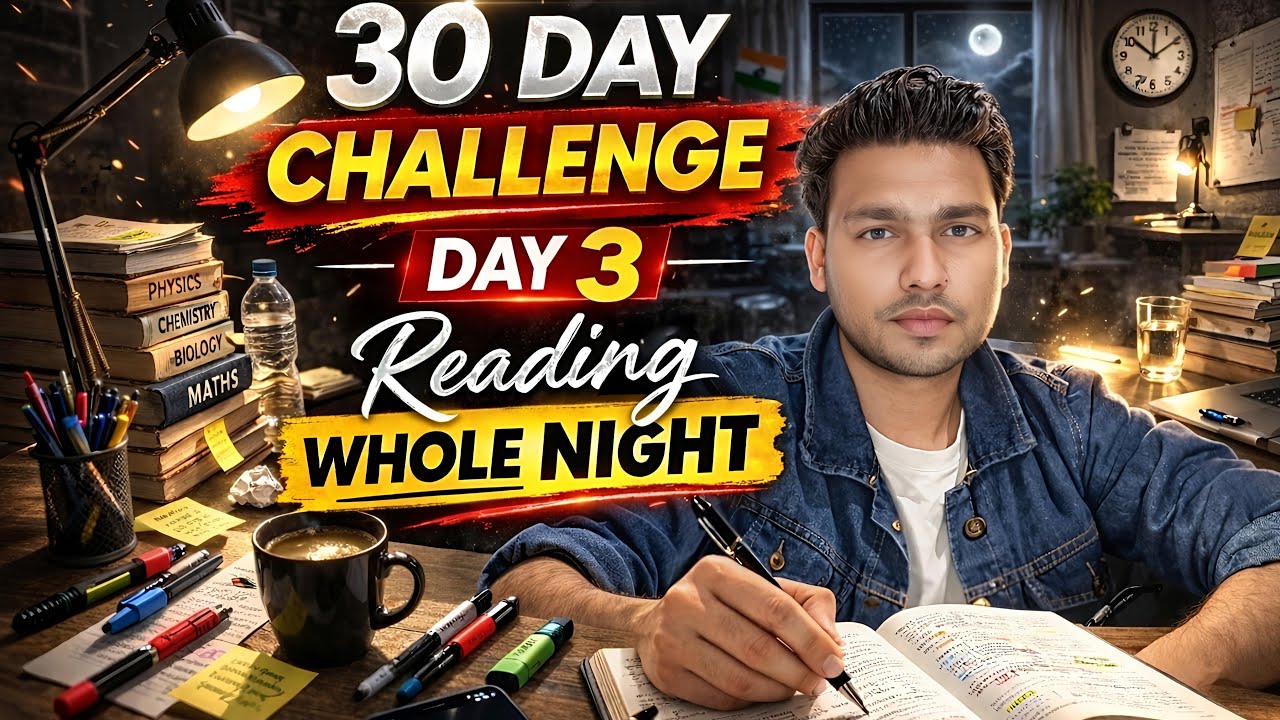 Day 3 – Full Night Study Challenge | Ramadan Discipline & Focus 🌙Athar Islam | NNC  is live