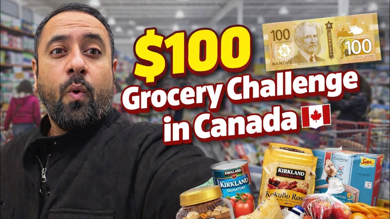 $100 Grocery Challenge in Canada 🇨🇦 | What Can You Buy at Costco Montreal?