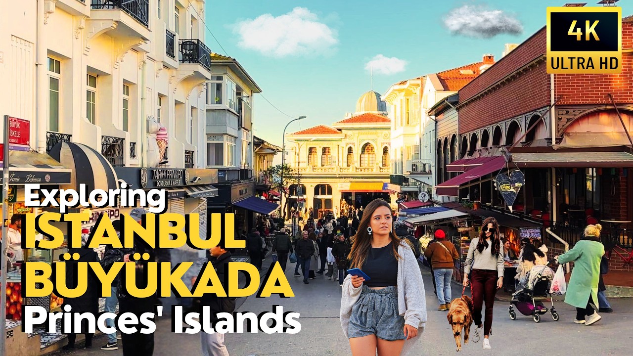 Istanbul B&uuml;y&uuml;kada Princes' Islands 4K Walking Tour | Best Things to Do in Istanbul January 2025