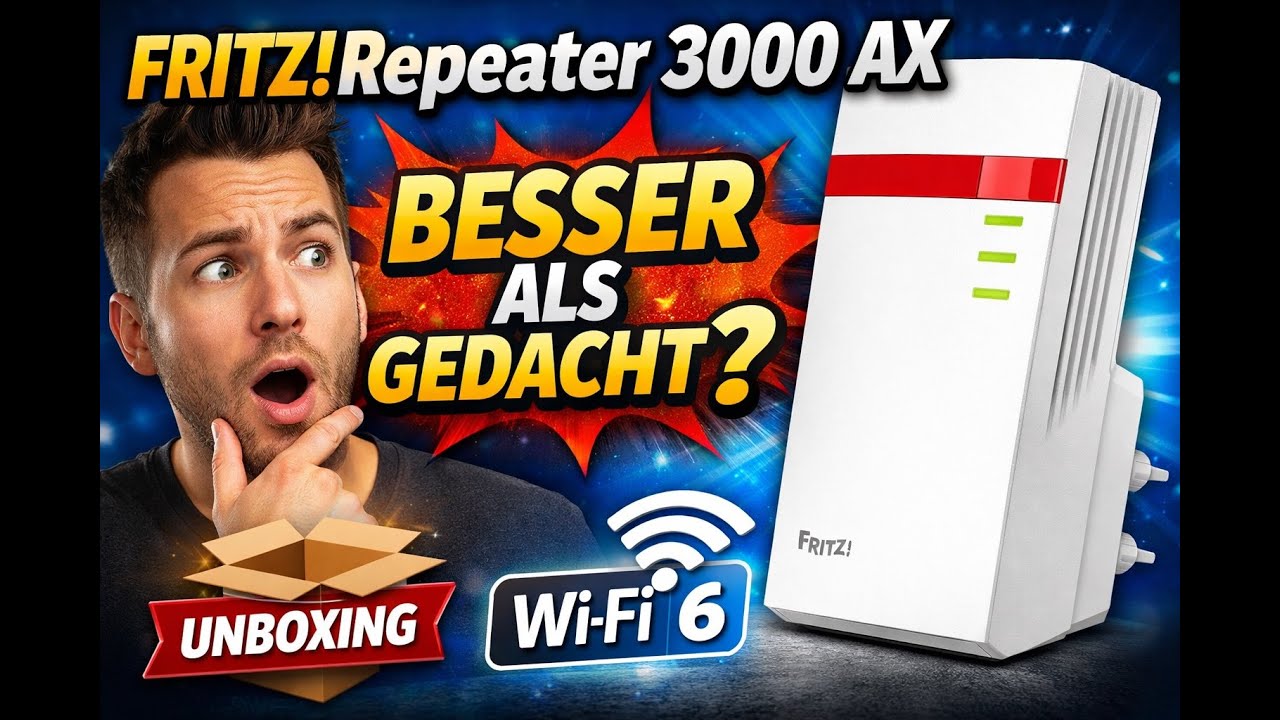 Fritz!Repeater 3000 AX - besser als gedacht? #repeater #fritzbox #avm #wifi6 #wifi #smarthome #pc