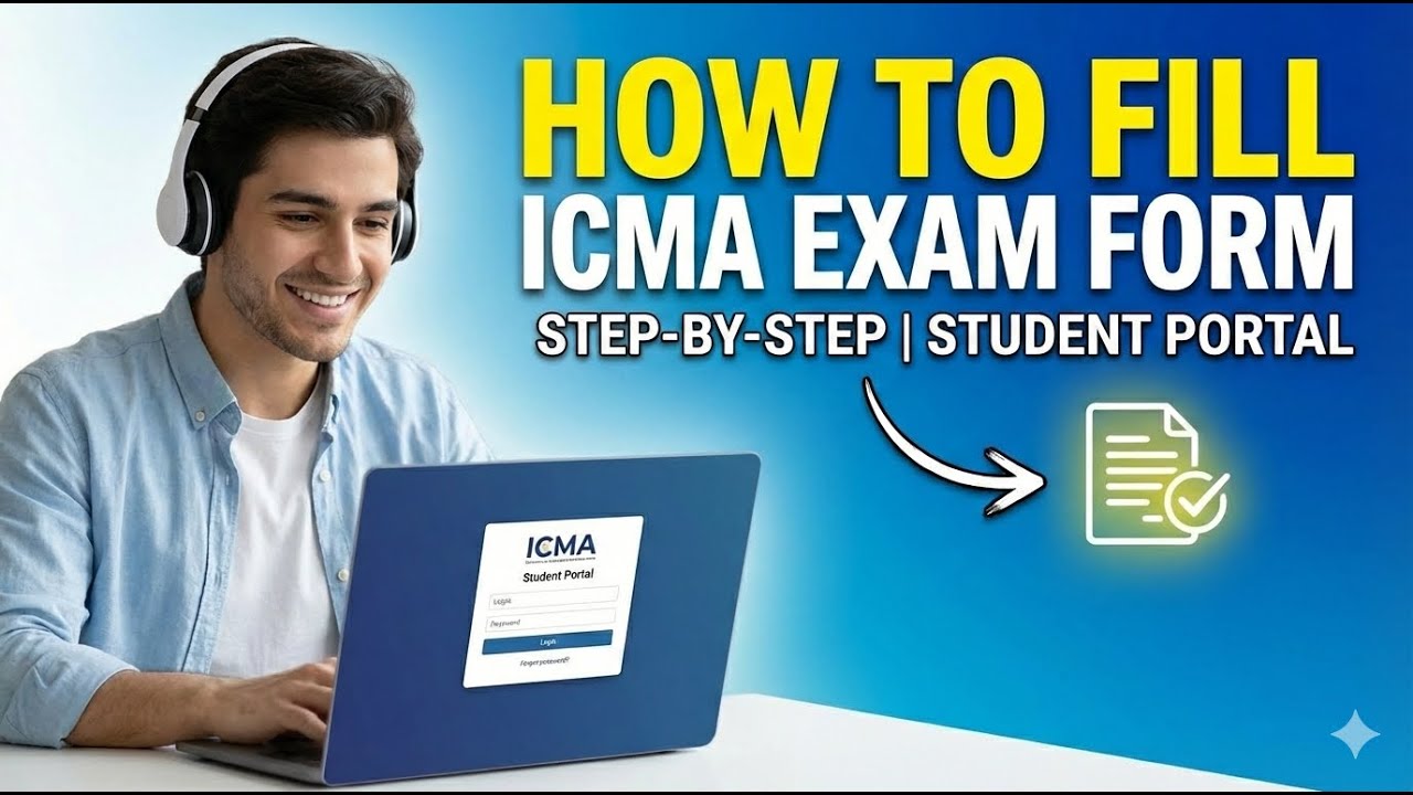 How to Fill ICMA International Exam Form Step-by-Step | ICMA Student Portal Tutorial